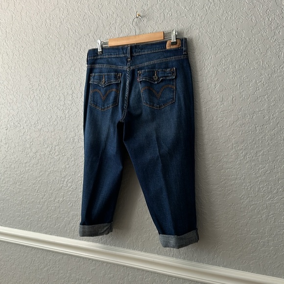 New women’s Levi’s blue capris size 12 - Picture 5 of 8